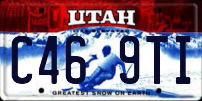 UT license plate C469TI