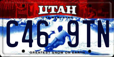 UT license plate C469TN