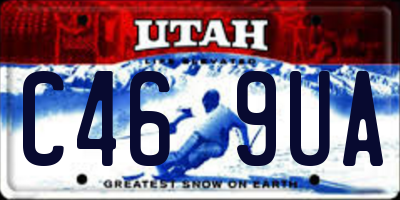 UT license plate C469UA