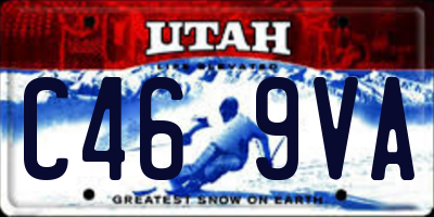 UT license plate C469VA