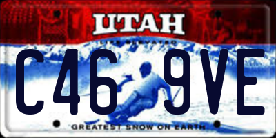 UT license plate C469VE