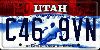 UT license plate C469VN