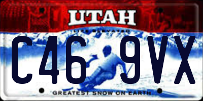 UT license plate C469VX