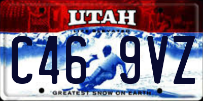 UT license plate C469VZ