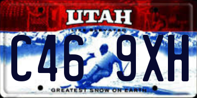 UT license plate C469XH