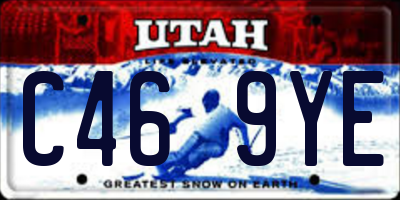 UT license plate C469YE