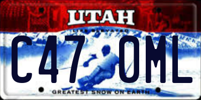 UT license plate C470ML