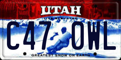 UT license plate C470WL