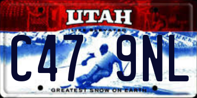 UT license plate C479NL