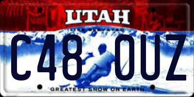 UT license plate C480UZ