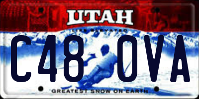 UT license plate C480VA