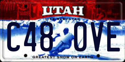 UT license plate C480VE