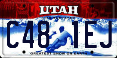 UT license plate C481EJ