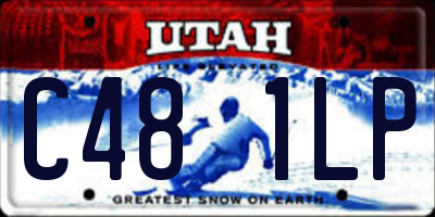 UT license plate C481LP
