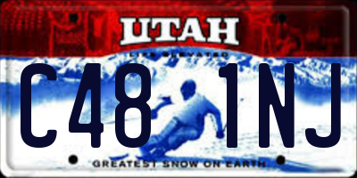 UT license plate C481NJ