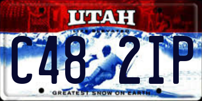 UT license plate C482IP