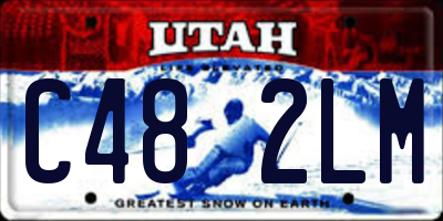 UT license plate C482LM