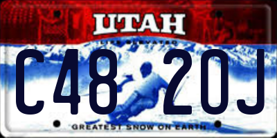 UT license plate C482OJ