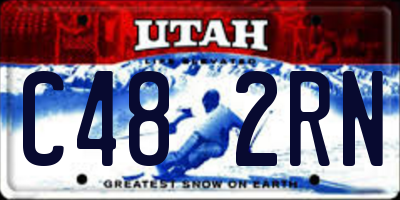 UT license plate C482RN