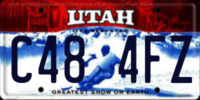 UT license plate C484FZ