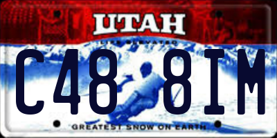 UT license plate C488IM