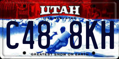UT license plate C488KH