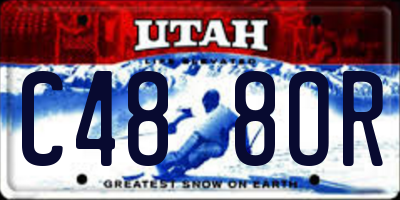 UT license plate C488OR
