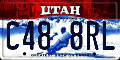 UT license plate C488RL