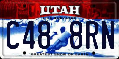 UT license plate C488RN