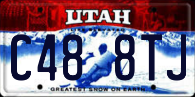 UT license plate C488TJ