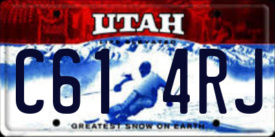 UT license plate C614RJ