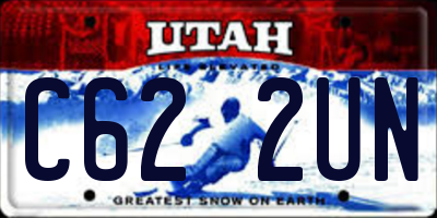 UT license plate C622UN
