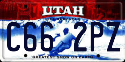 UT license plate C662PZ