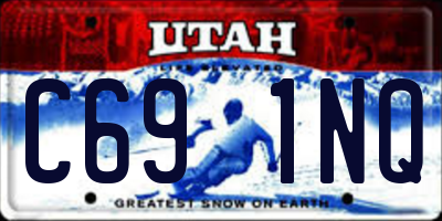UT license plate C691NQ
