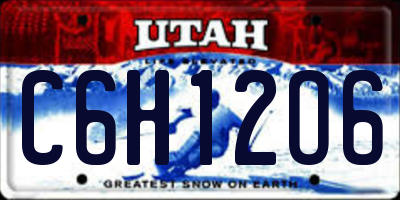 UT license plate C6H12O6