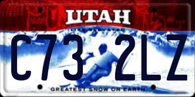 UT license plate C732LZ