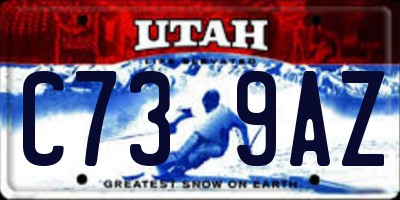 UT license plate C739AZ