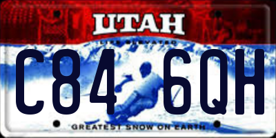 UT license plate C846QH