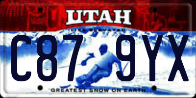 UT license plate C879YX