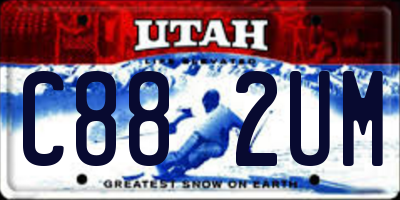 UT license plate C882UM