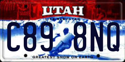 UT license plate C898NQ