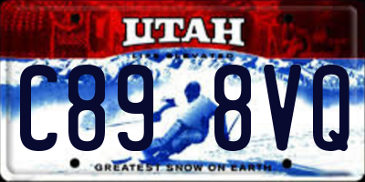 UT license plate C898VQ