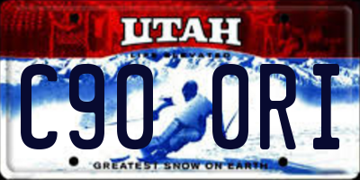 UT license plate C900RI