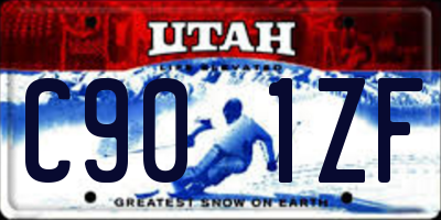 UT license plate C901ZF