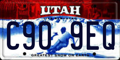 UT license plate C909EQ