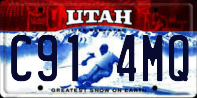 UT license plate C914MQ