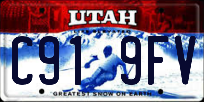 UT license plate C919FV