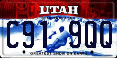 UT license plate C919QQ