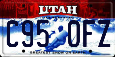 UT license plate C950FZ
