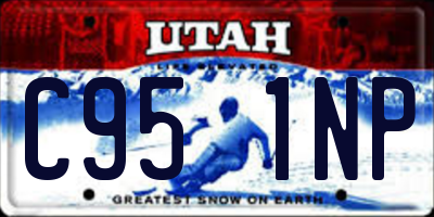 UT license plate C951NP